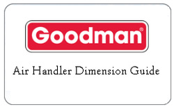Goodman Air Handler Dimension Guide